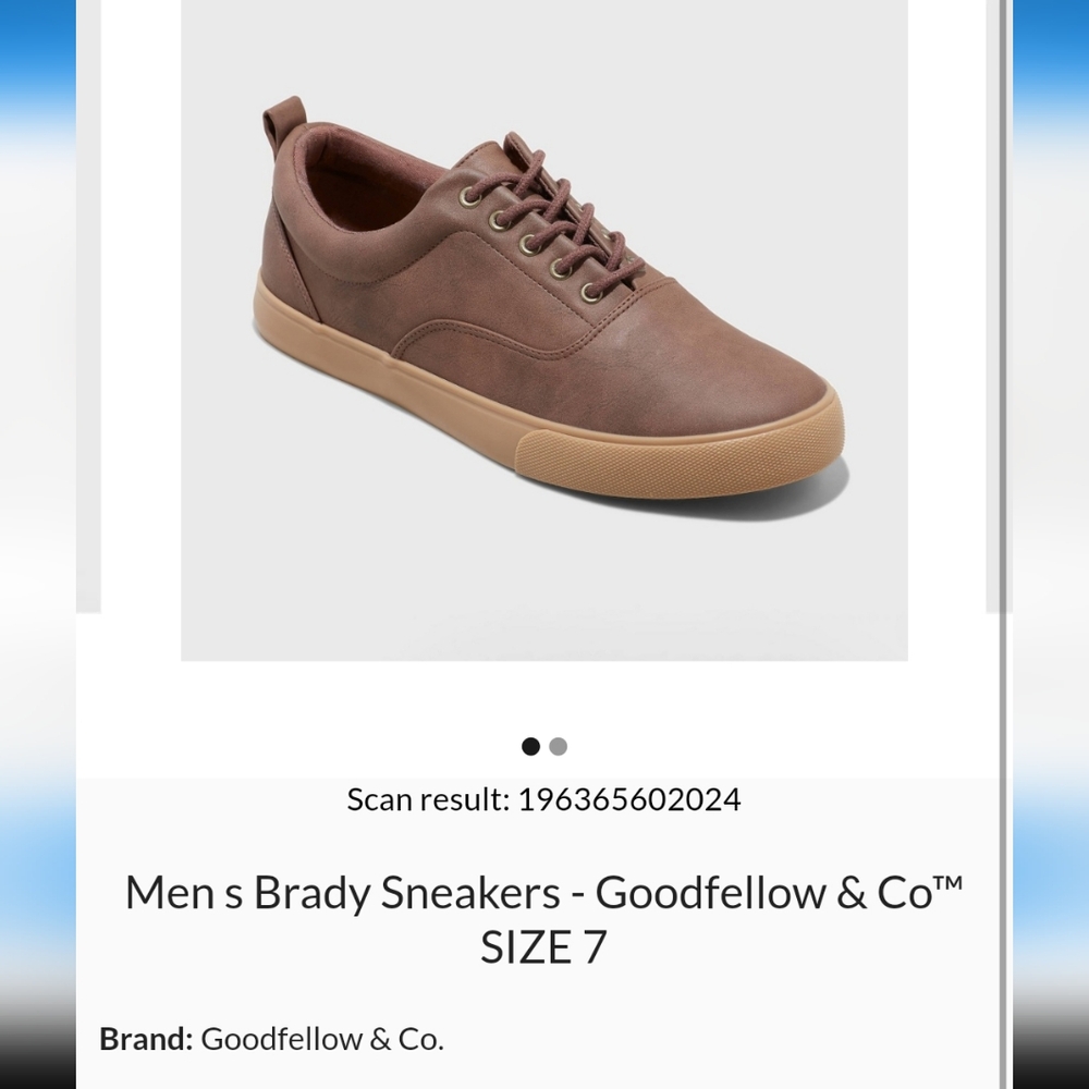 Men's size 7 sneaker
